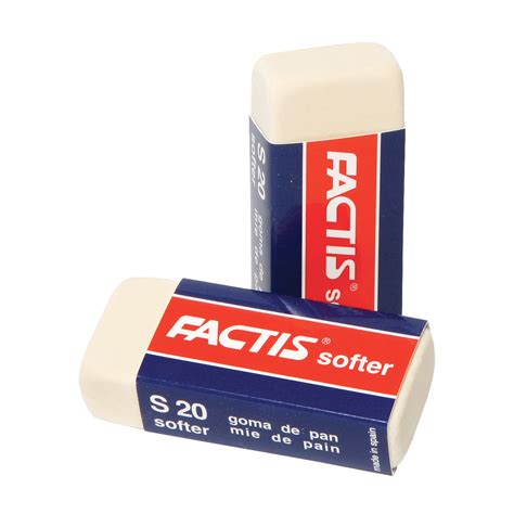 Factis Pencil Eraser S20 Soft White School Depot Nz