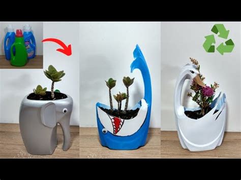 de 20 ideas geniales para hacer maceteros con plástico reciclado