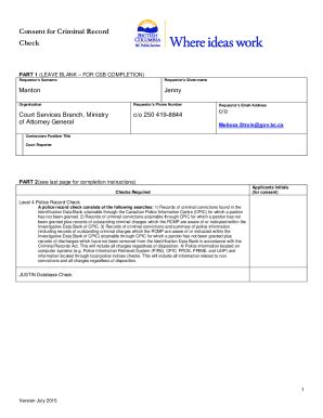 Fillable Online Free Background Check Authorization Consent Forms