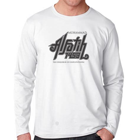 Jual Kaos Dakwah Muhammad Al Fatih Panjang Kaos Islami Kaos Muslim