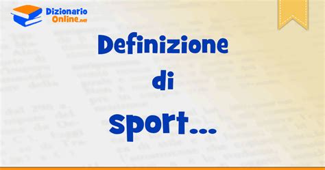 Significato Di Sport Definizione Ufficiale Dizionario Online