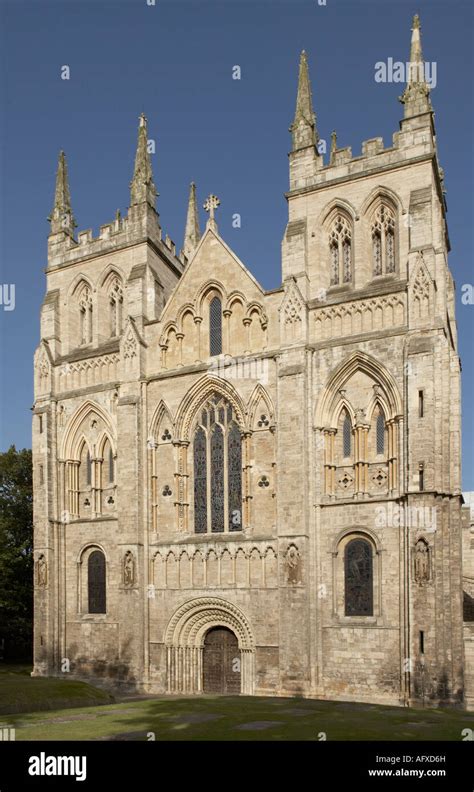 Selby Abbey Yorkshire England Stock Photo Alamy