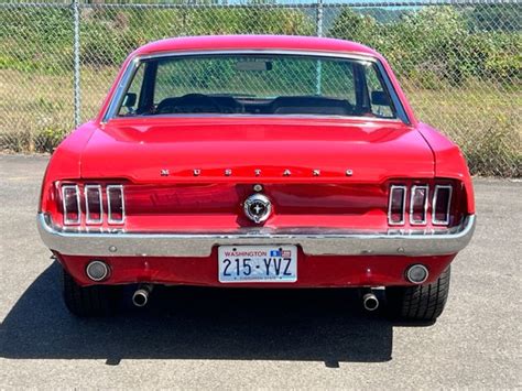 1967 Mustang Coupe Red 4 Speed | mainly-muscle-cars