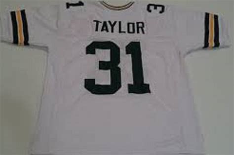 Jim Taylor Green Bay Packers Throwback Football Jersey – Best Sports ...