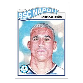 Topps UK UCL Living Set Card 81 José Callejón Print Run 176