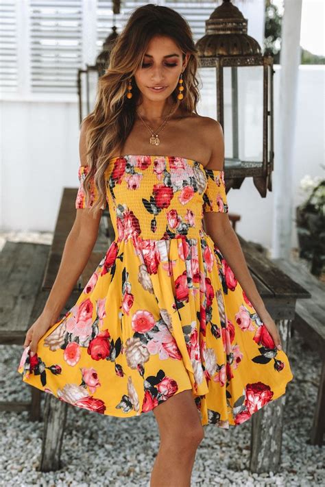 Party Favour Dress Yellow Summer Dress Outfits Summer Outfits Women