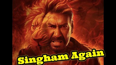 Singham Again New Poster Ajay Devgan Kareena Kapoor Deepika Padukone ...