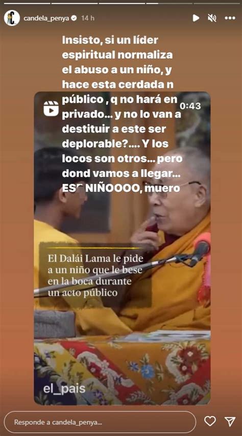 Candela Pe A Fuera De S Tras El V Deo Del Dal I Lama Besando En La