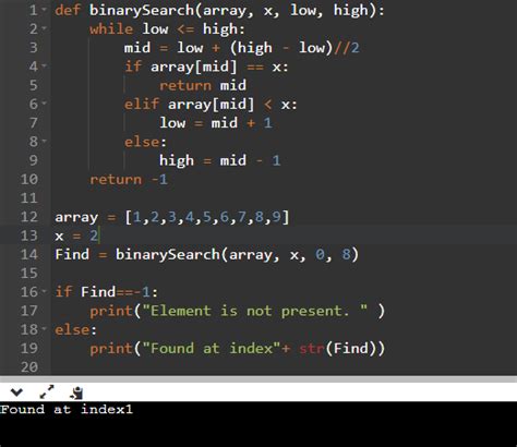 How To Do Binary Search In Python