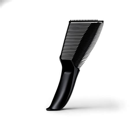 Premium AI Image Black Comb Isolated On White Background