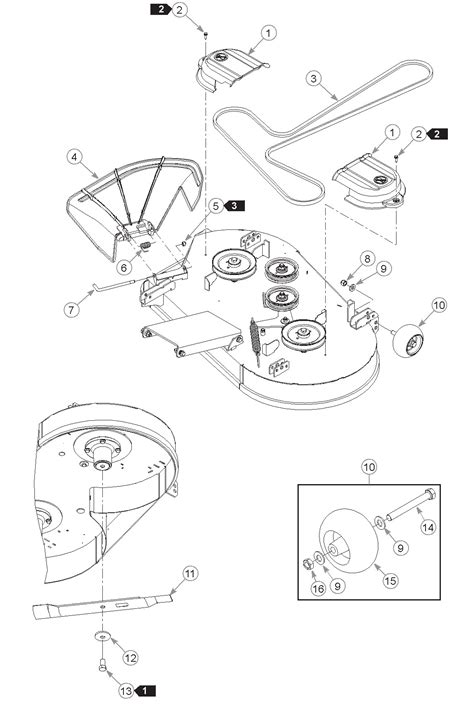 Raptor Deck Belt Diagram 42 Inch