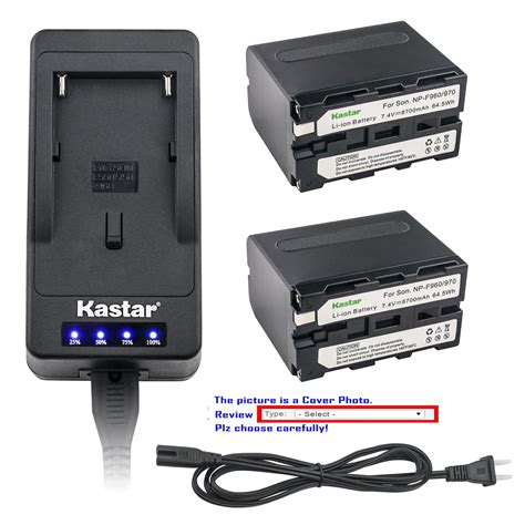 Kastar Battery Led Fast Charger For Sony Np F Ccd Tr Ccd Tr