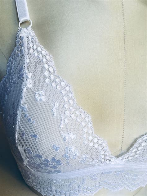 Spitzen BH Lingerie Weiße Spitze Dessous Ivory BH Sexy Etsy