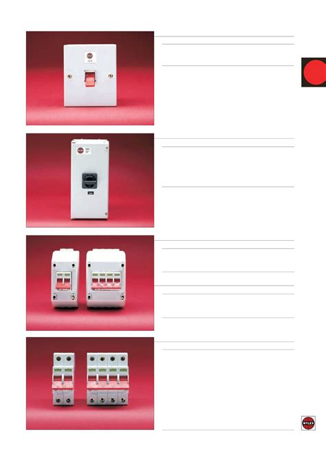 Circuit Breakers Disconnectors Business Office Industrial Wylex