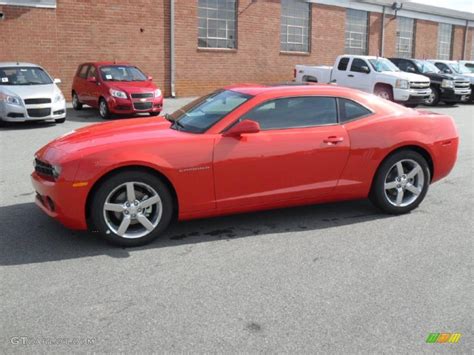 2011 Inferno Orange Metallic Chevrolet Camaro Lt Coupe 38795510