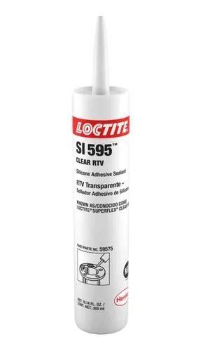 Silicon Rtv Transparente Loctite Si 595 193999 300ml Envío gratis