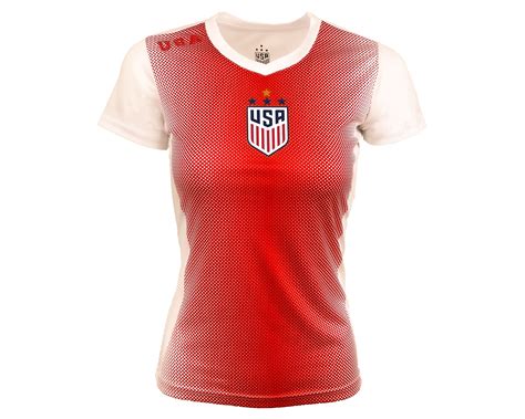 USA Women's National Team Soccer Training Jersey (Fitted Jersey For ...