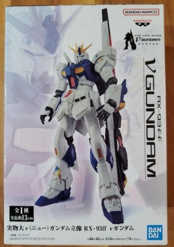 Bandai Spirits Life Size Nu Gundam Statue Rx Ff Nu Gundam For