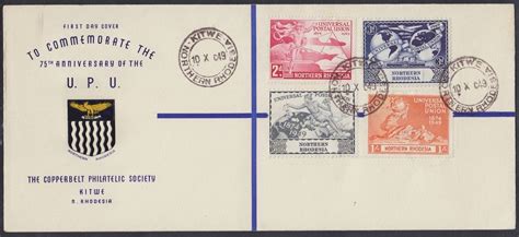 The Copperbelt Philatelic Society: First Day Covers – Northern Rhodesia ...