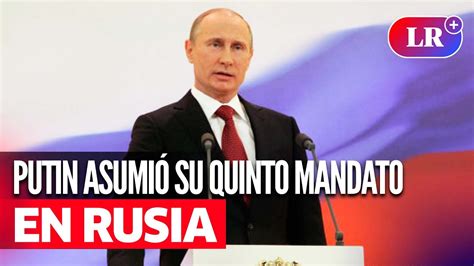 VLADÍMIR PUTIN asume quinto mandato en RUSIA YouTube