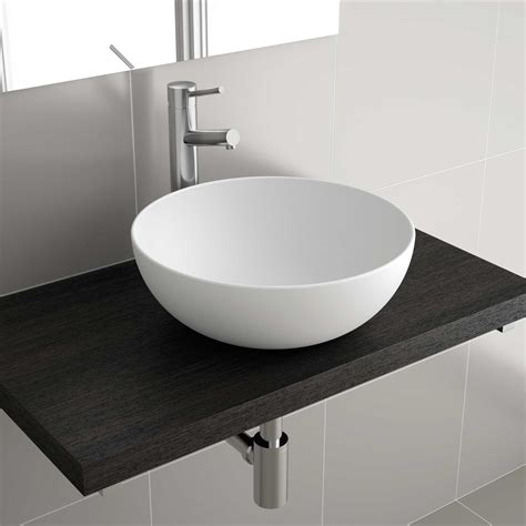 Lavabo De Posar Altiro Porcelana Blanca Mate D X Mm