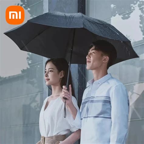 Xiaomi UREVO 90Fun Guarda Chuva Dobr Vel Reverso Totalmente Autom Tico