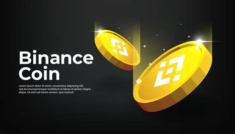 Binance BNB Coin Banner BNB Cryptocurrency Concept Banner Background