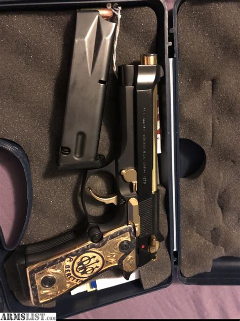 Armslist For Saletrade Beretta M9 With Gold Plated Accents