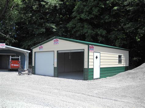 22'X26' Two Car Garage | Boat / RV Storage, Standard Steel Carports ...