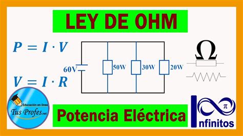 Ley De Ohm ⚡ Potencia ElÉctrica Ejercicio Resuelto De Forma FÁcil Youtube