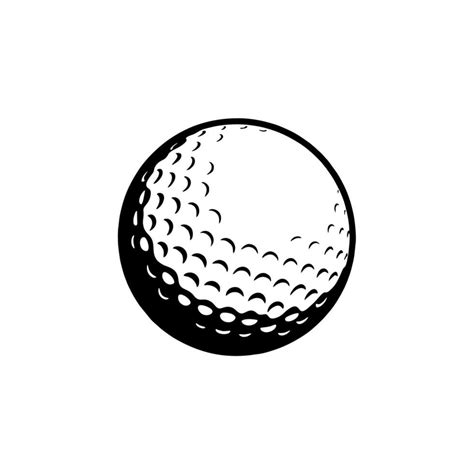 Golf Pelota Logo Vector Vector En Vecteezy