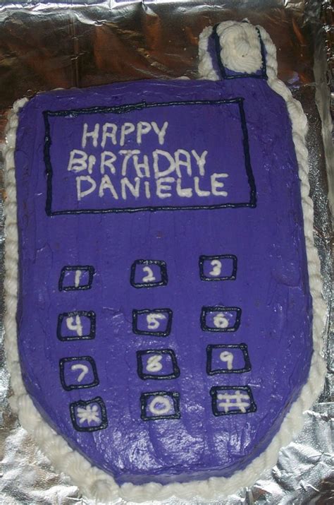 Cell Phone Birthday Cake