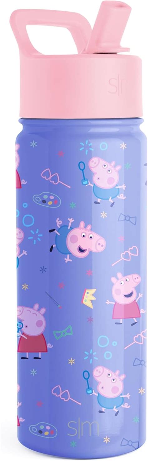 Amazon Simple Modern Peppa Pig Botella de agua para niños con