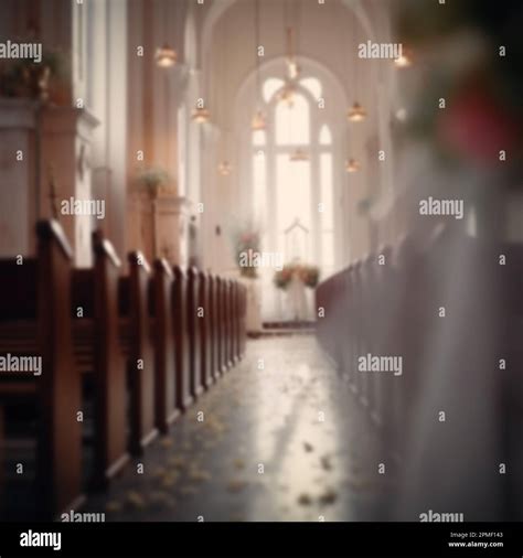 Wedding Chapel Defocused Background Blurred Traditional Building Blur