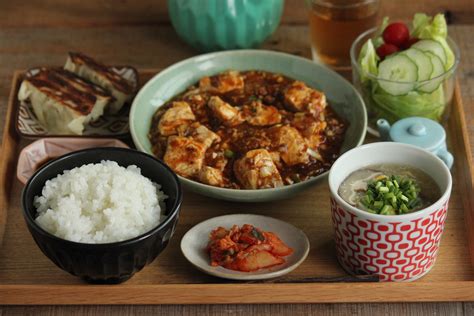 麻婆豆腐と餃子の中華献立 日々のごはんとおやつのネタ帳～簡単なのも、丁寧なのも～ Powered By ライブドアブログ