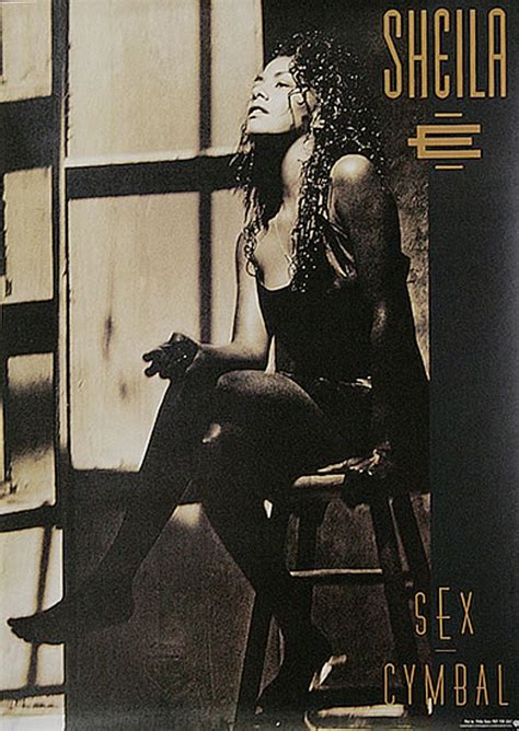 Sheila E Sex Cymbal Japanese Promo Poster —