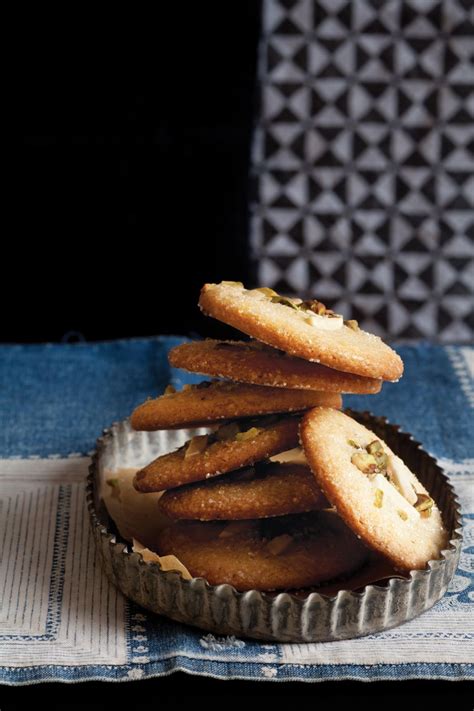 More nutty and savory than sweet, these cookies make a lovely pairing ...