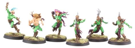 Blitz Bowl Wood Elves Painted Guys