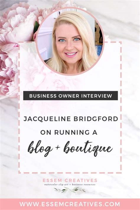 Business Owner Interview Jacqueline On Running A Blog And Boutique