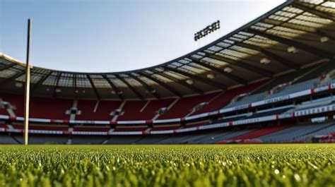 Premium Photo | Soccer stadium stadium general view stadium grass ...