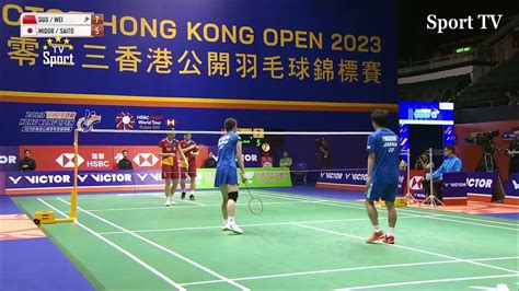 Guo Wei CHN Vs Midorikawa Saito JPN VICTOR Hong Kong Open 2023 SF