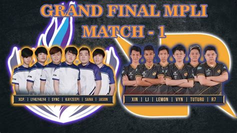 RRQ HOSHI VS RESURGENCE L GRAND FINAL MPLI MATCH 1 L RRQ VS RSG