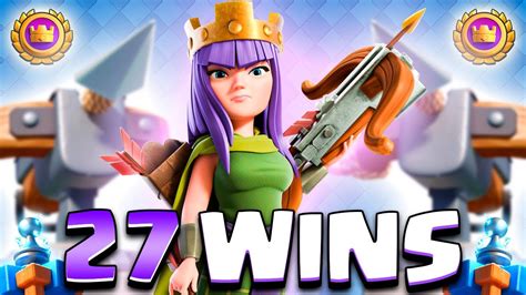 27 Wins In The Global Tournament — Clash Royale Youtube