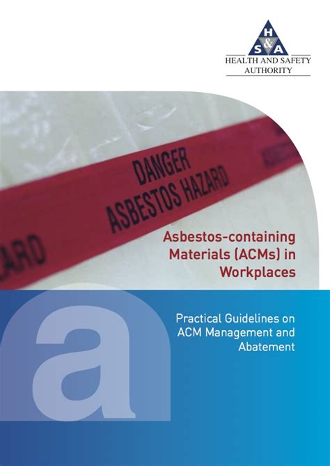 Guidance On Asbestos National Irish Safety Organisation