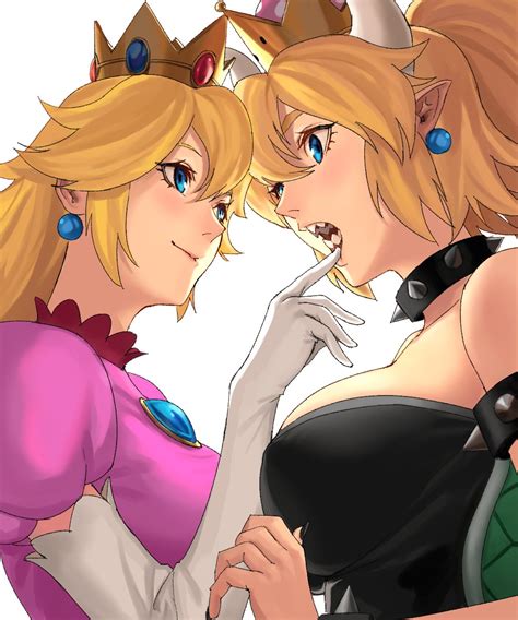 Princess Peach And Bowsette Mario And 1 More Drawn By Zonotaida