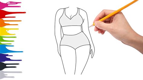 Como Desenhar Um Corpo Feminino Youtube