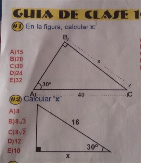 En La Figura Calcular X Calcular X Brainly Lat