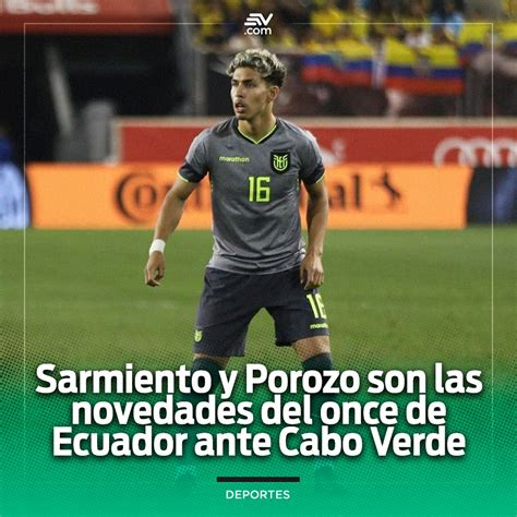 Estadio on Twitter Ecuador saldrá a la cancha con una alineación 4