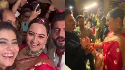 Newlyweds Sonakshi Sinha Zaheer Iqbals First Dance On Afreen Afreen