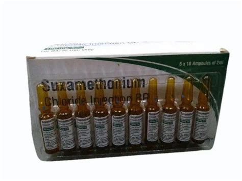 Suxamethonium Chloride Injection at ₹ 295/vial | Succinylcholine Chloride Injection in Mumbai ...